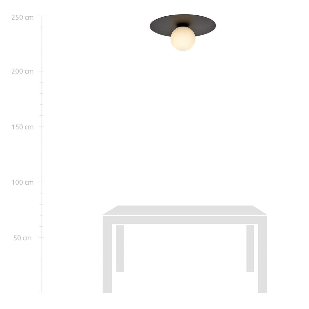 ZONNE 1 ZWART/OPAAL