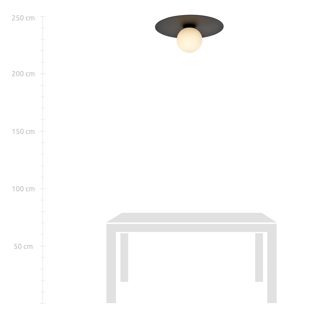 ZONNE 1 ZWART/OPAAL