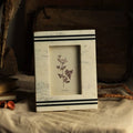 Rhaenyra 6x4 Natuurlijke Marmeren Fotolijst - Elegant Stenen Fotoweergave voor Bureau, Plank, Thuisdecoratie Cadeau