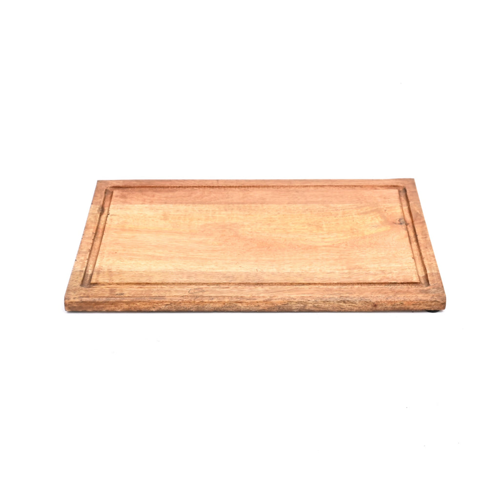 Premium houten snijplank met sapgeul | Duurzaam voedselveilig hakken, serveren & charcuterie plateau voor in de keuken
