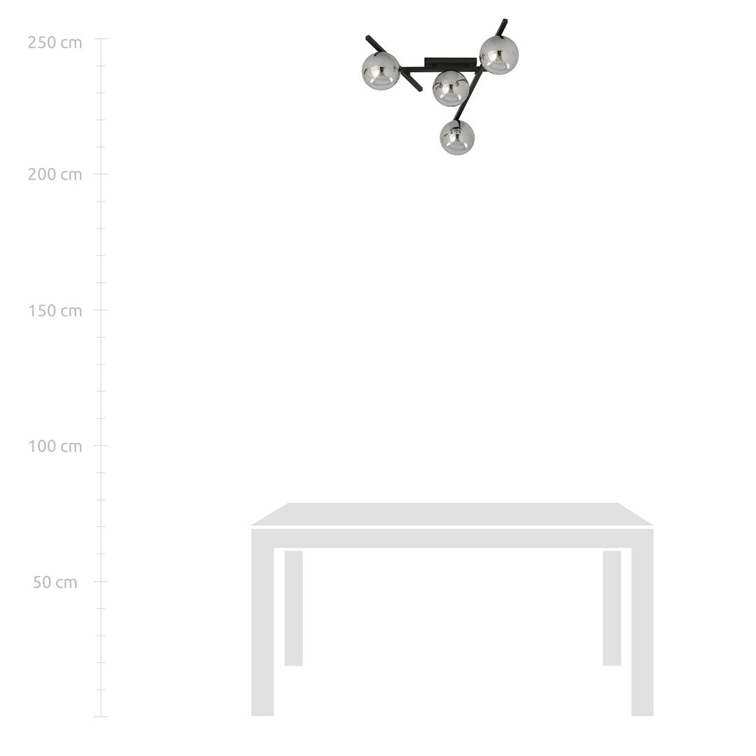 SLIM 4 ZWART/GRAFIET
