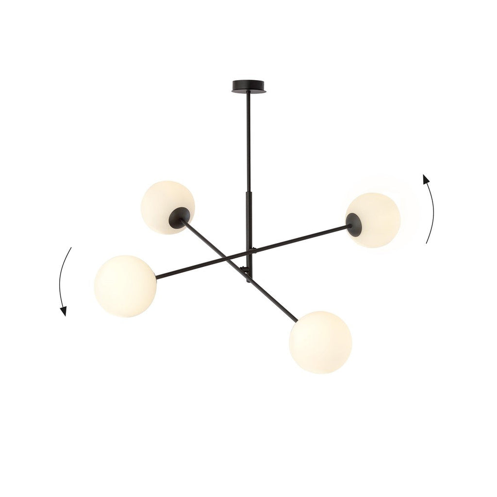 LINEAR 4 ZWART/OPAAL