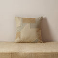 Kussensloop van Chambray Patchwork - Elegant Gestructureerd Huisdecoratie Accent