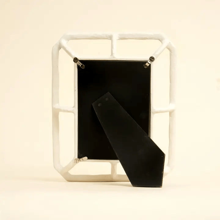 Moderne Mesh 5x7 Fotolijst - Stijlvolle Bureau- en Plankdecoratie