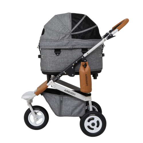 AirBuggy DOME 3 Grande Earth Grey - Carrito de lujo para perros