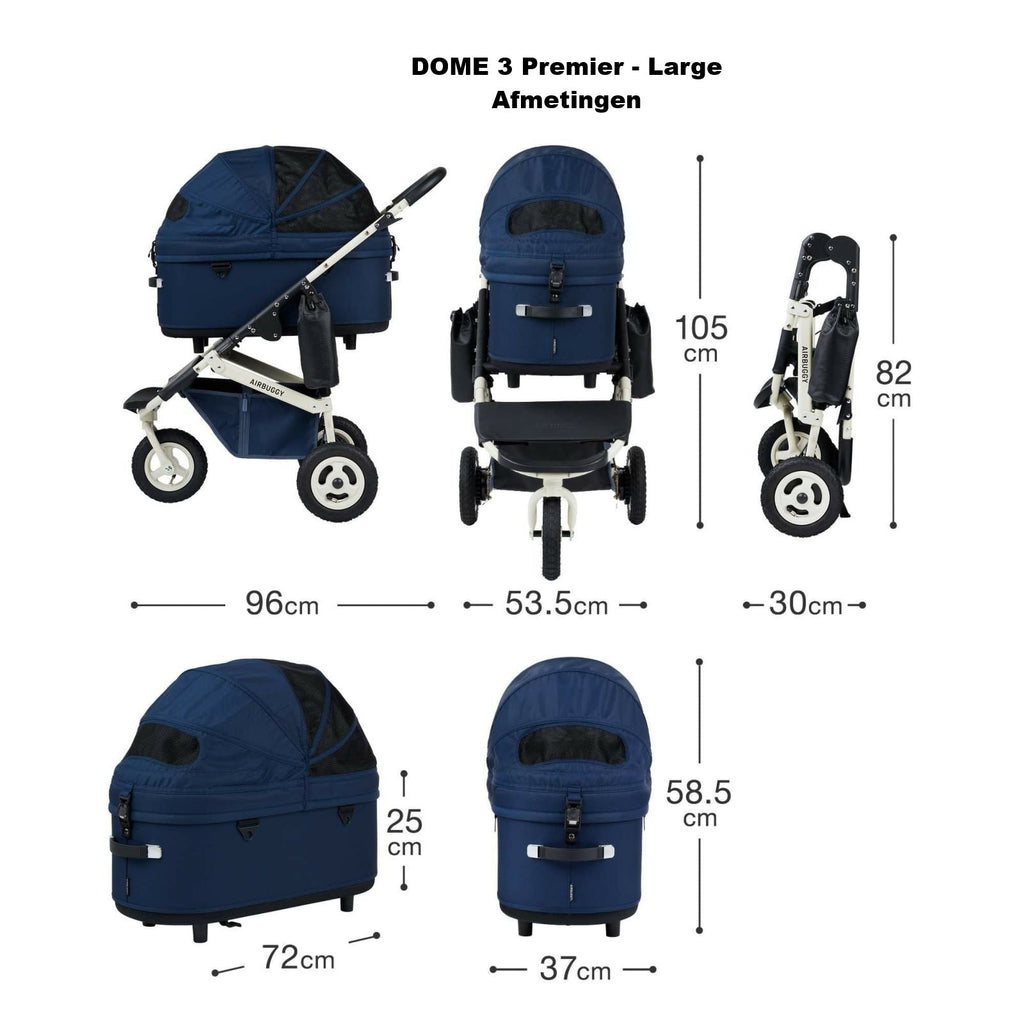 AirBuggy DOME 3 Premier Set Groot - Marineblauw