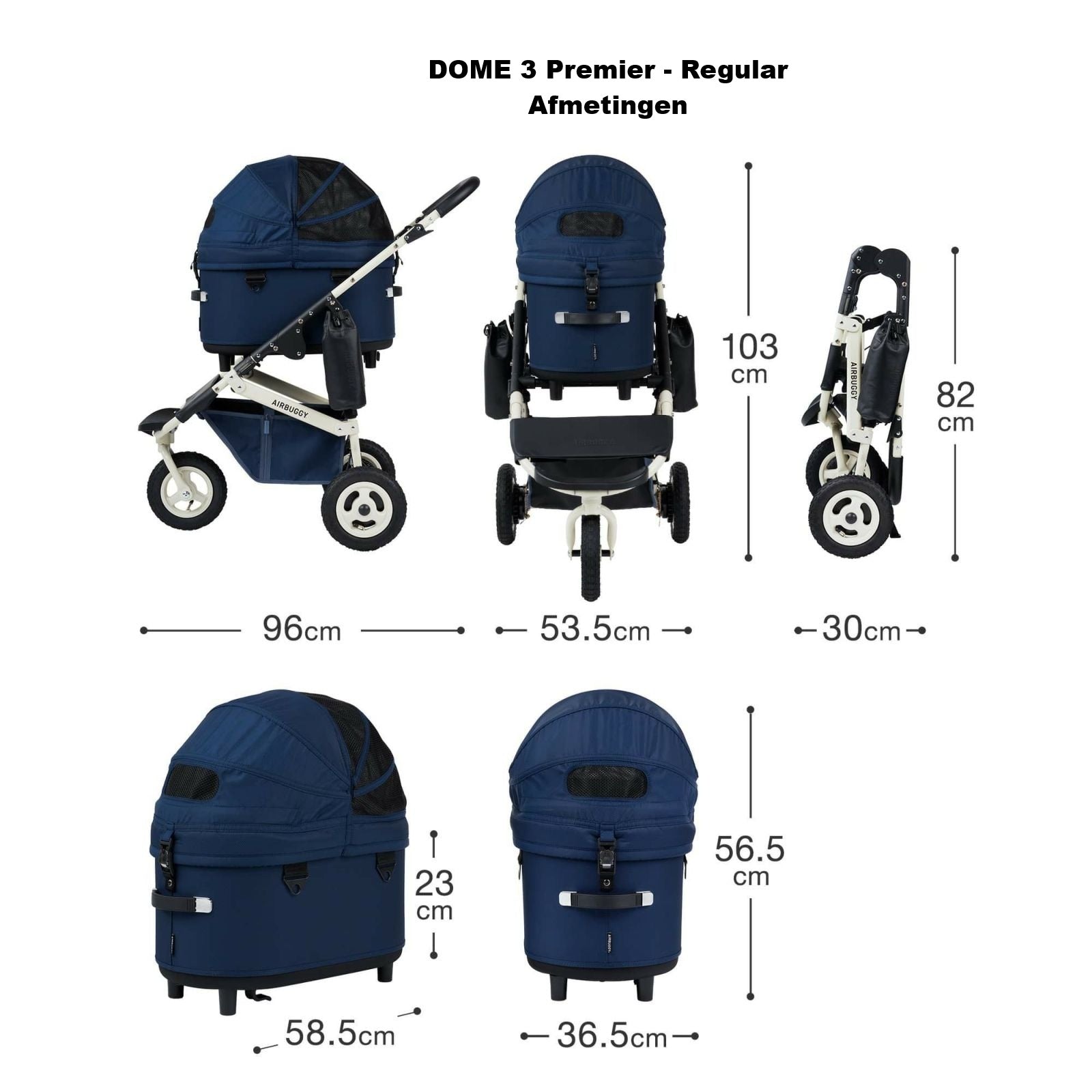 AirBuggy Dome 3 Premier Set Regular – Navy Blue