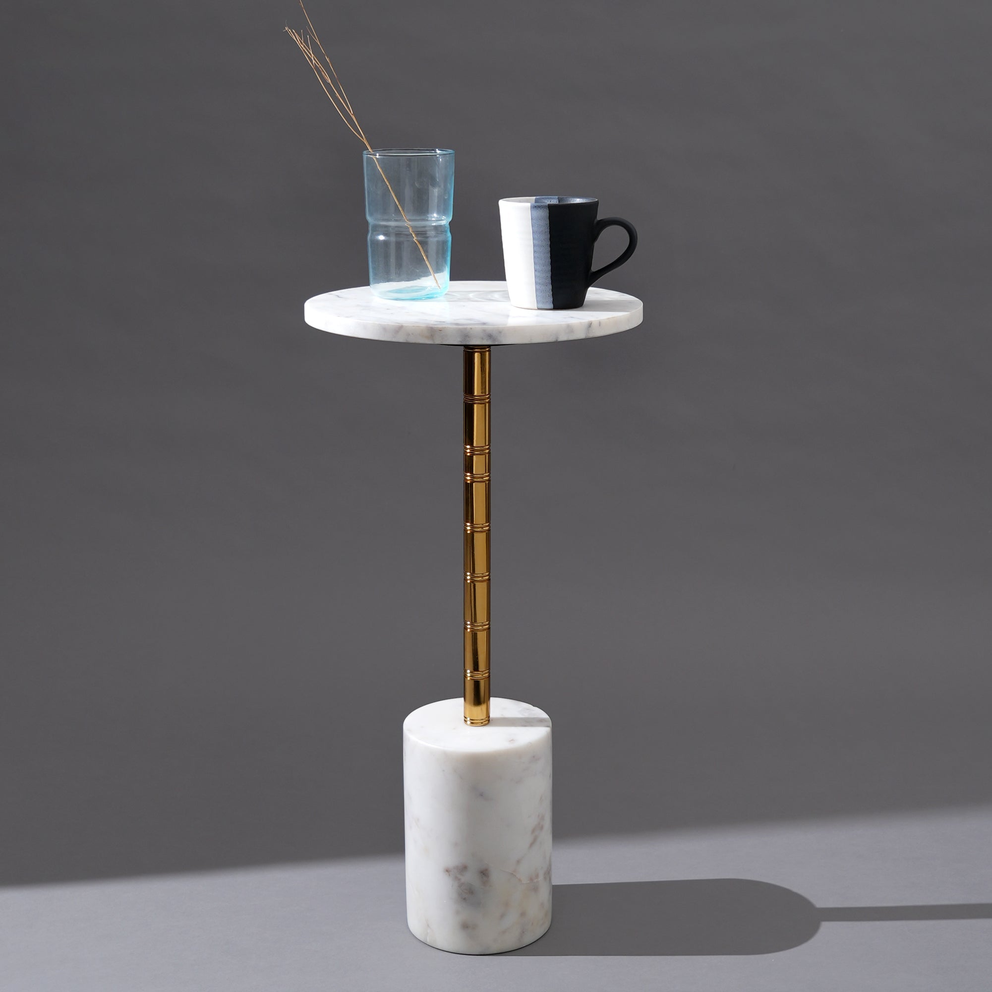 Luxe marmeren bijzettafel