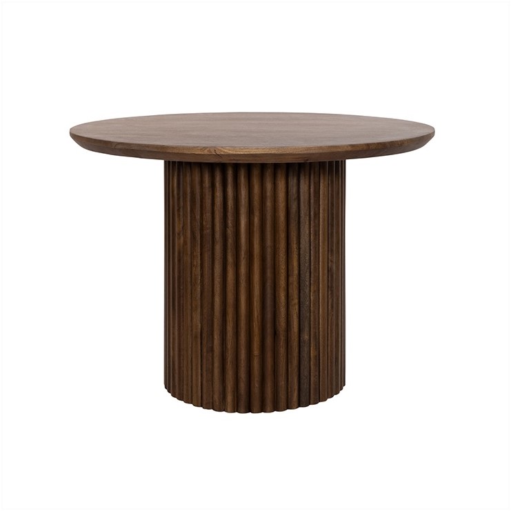 Salontafel Ø60, Mango Donker Walnoot