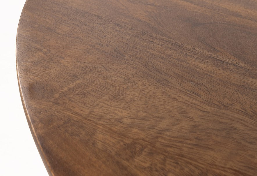 Salontafel Ø60, Mango Donker Walnoot