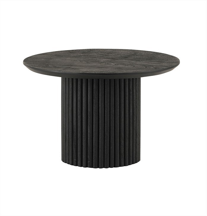 Salontafel Ø60, Acacia Zwart