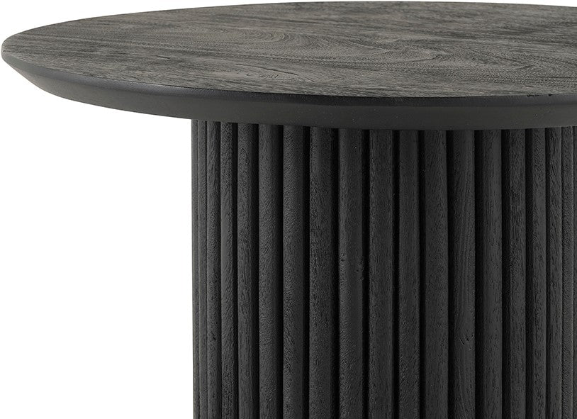 Salontafel Ø60, Acacia Zwart