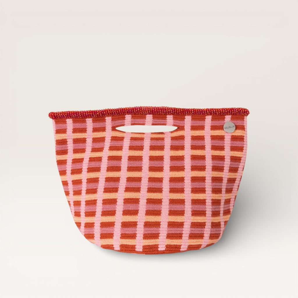 Sac cabas à carreaux | Rubis
