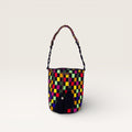 Sac à bandoulière rond à carreaux | Prismatic