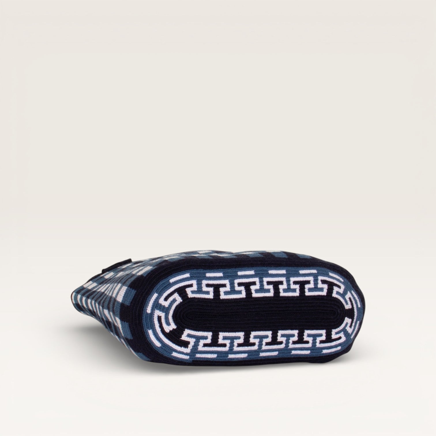 Cabas ovale en vichy | Marine
