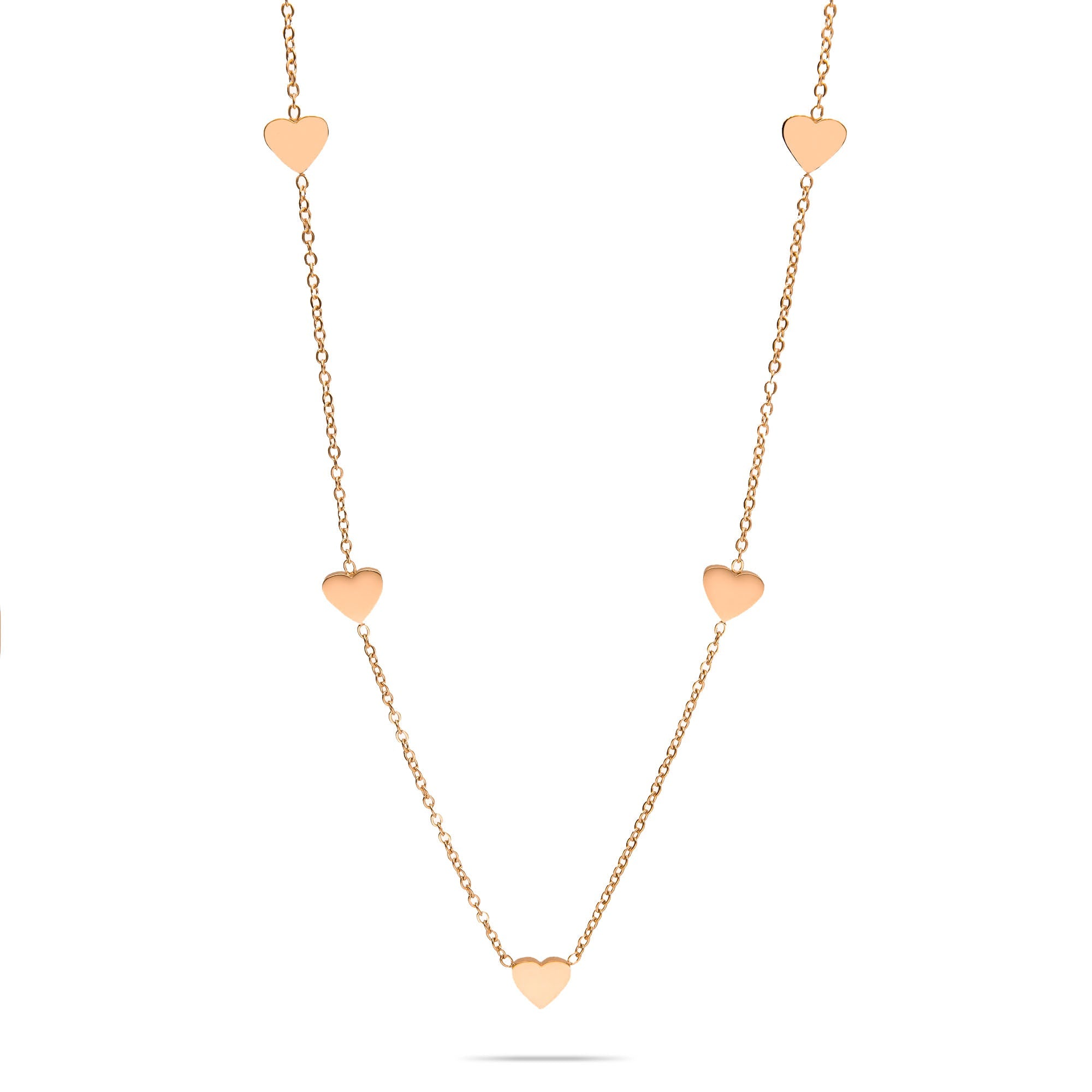 Choker heart rosé gold