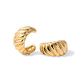 Bijou d'oreille croissant doré