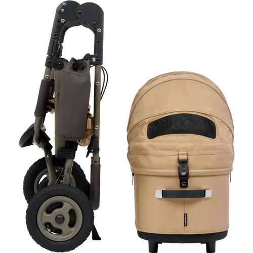 AirBuggy DOME 3 Premier Set Large Cochecito para perros Luxe color beige