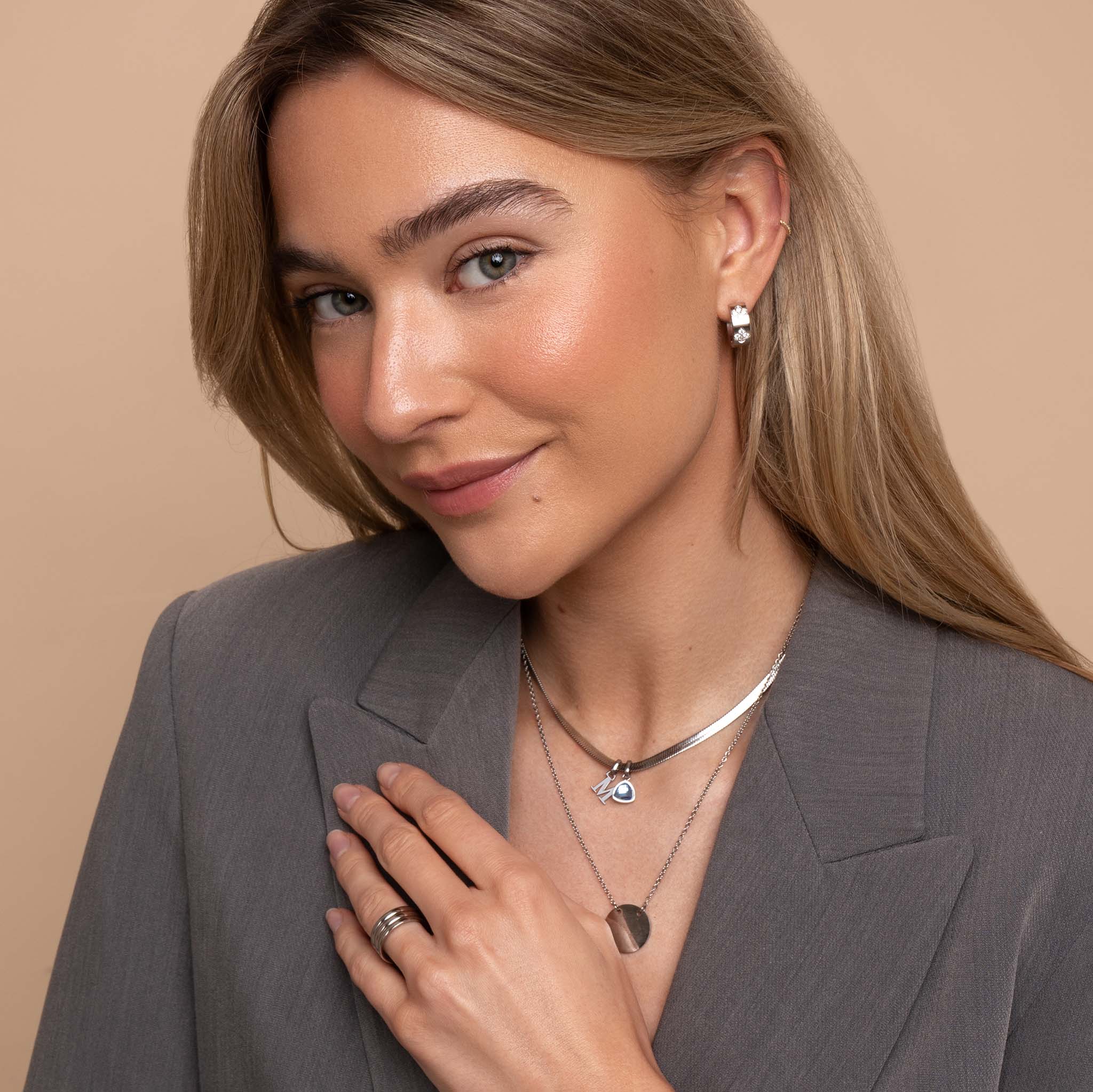 Boucles d'oreilles trèfle en argent