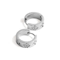 Boucles d'oreilles trèfle en argent