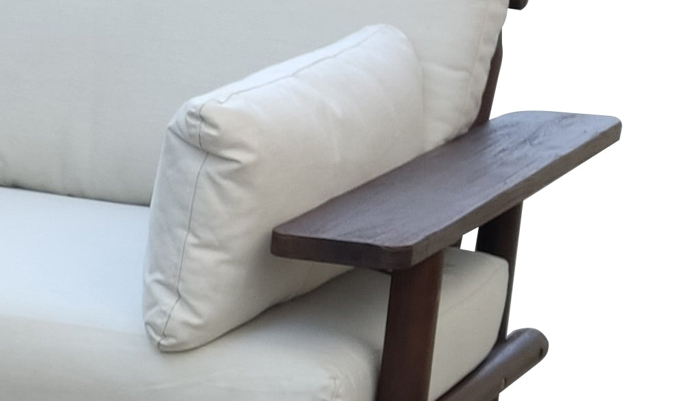 Laruna Lounge Hoekset - 2 stuks - Hout Acacia Vintage Donker Teak Look