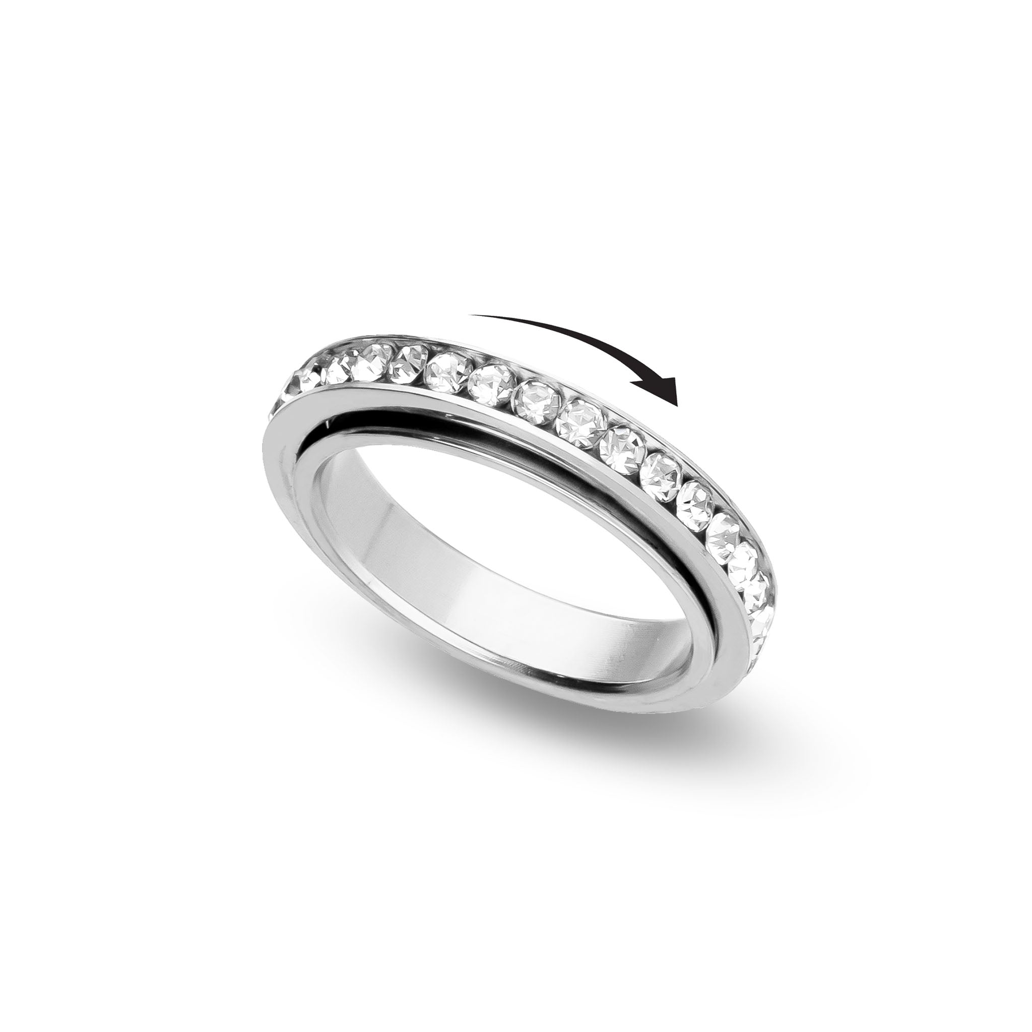 Bague anti-stress en argent