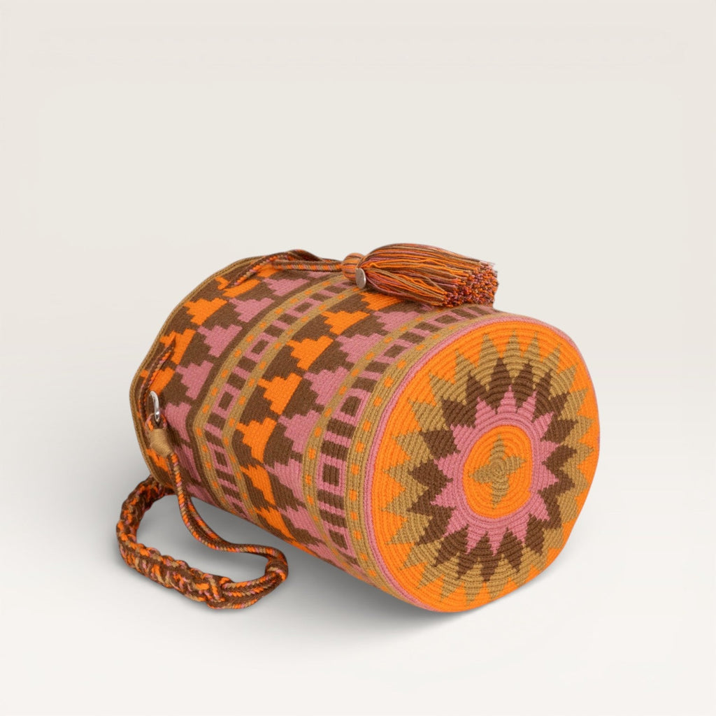 Sac à bandoulière rond géométrique | Basil