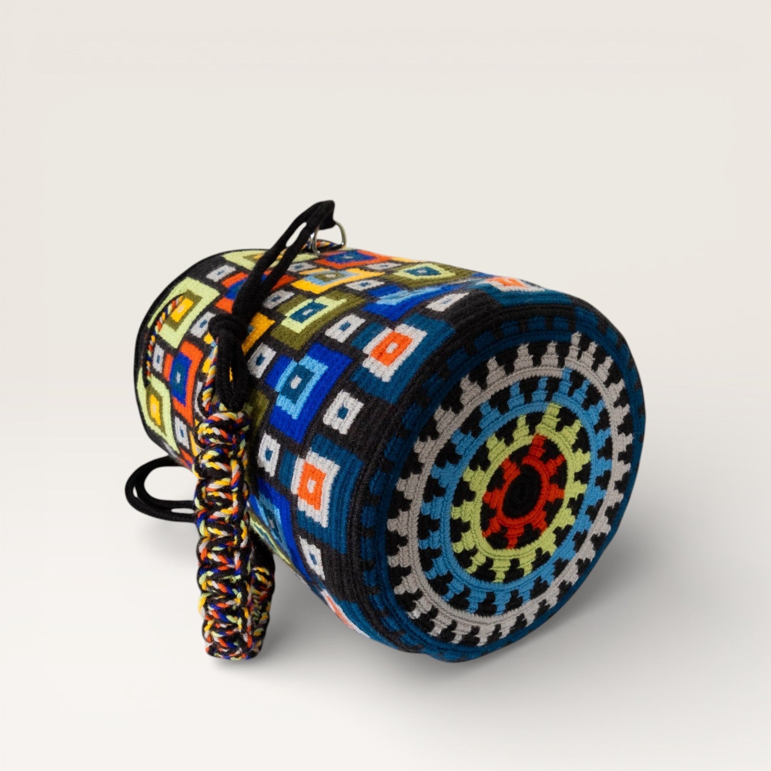 Sac à bandoulière rond géométrique | Dottie