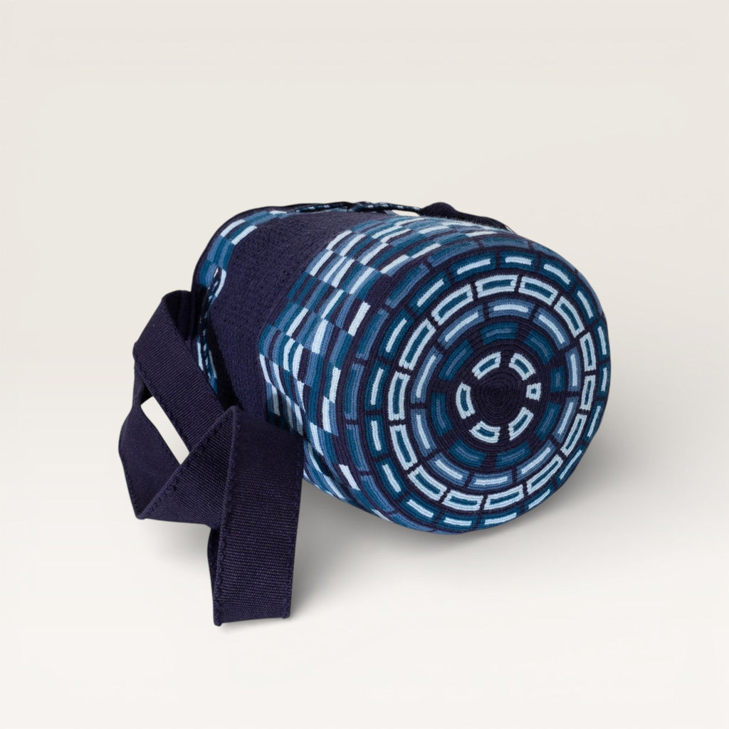 Sac bandoulière en filet M | Marine