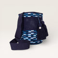 Sac bandoulière en filet M | Marine