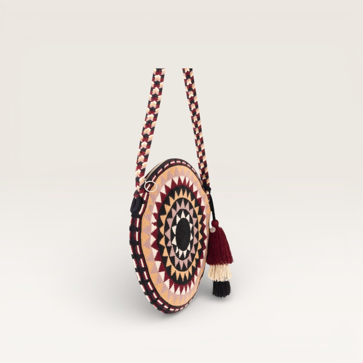 Sac bandoulière géométrique rond | Baie