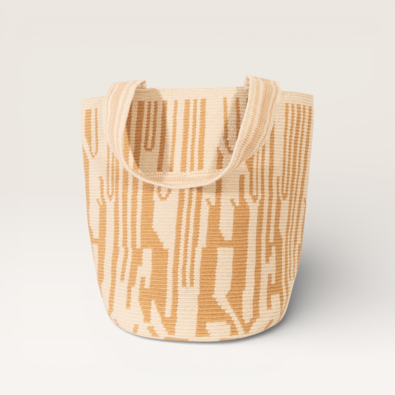 Sac cabas rond abstrait L | Chai
