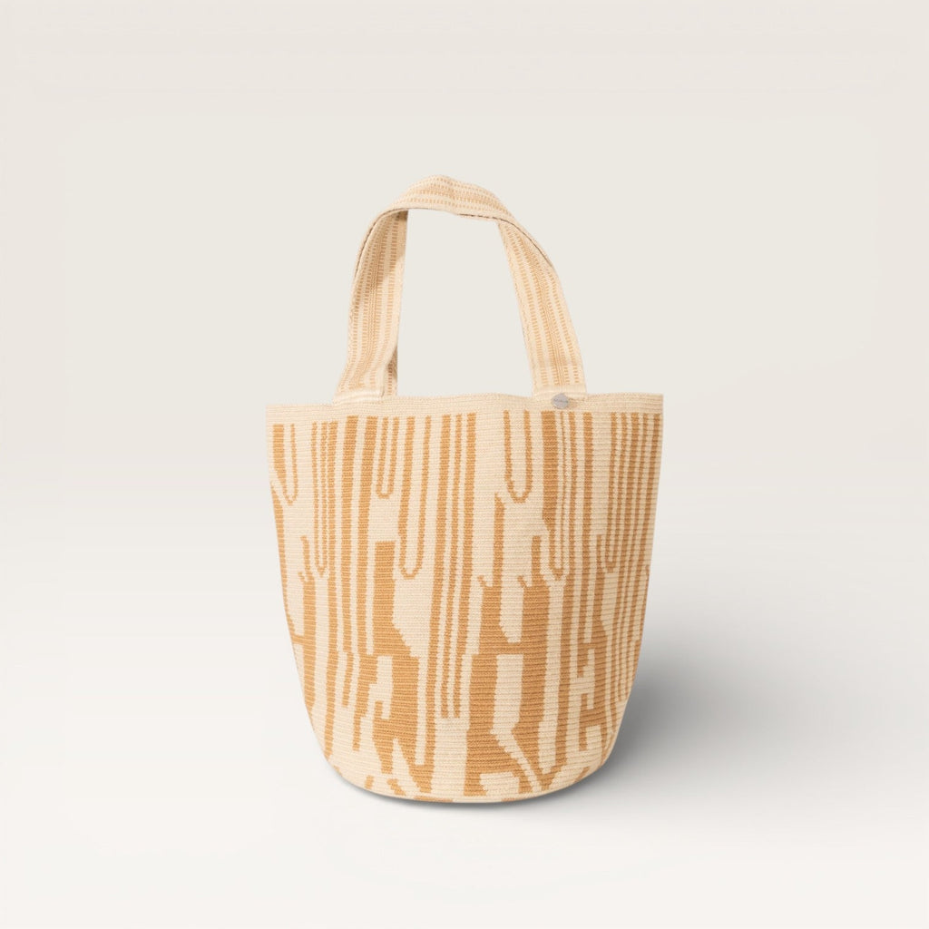 Sac cabas rond abstrait L | Chai