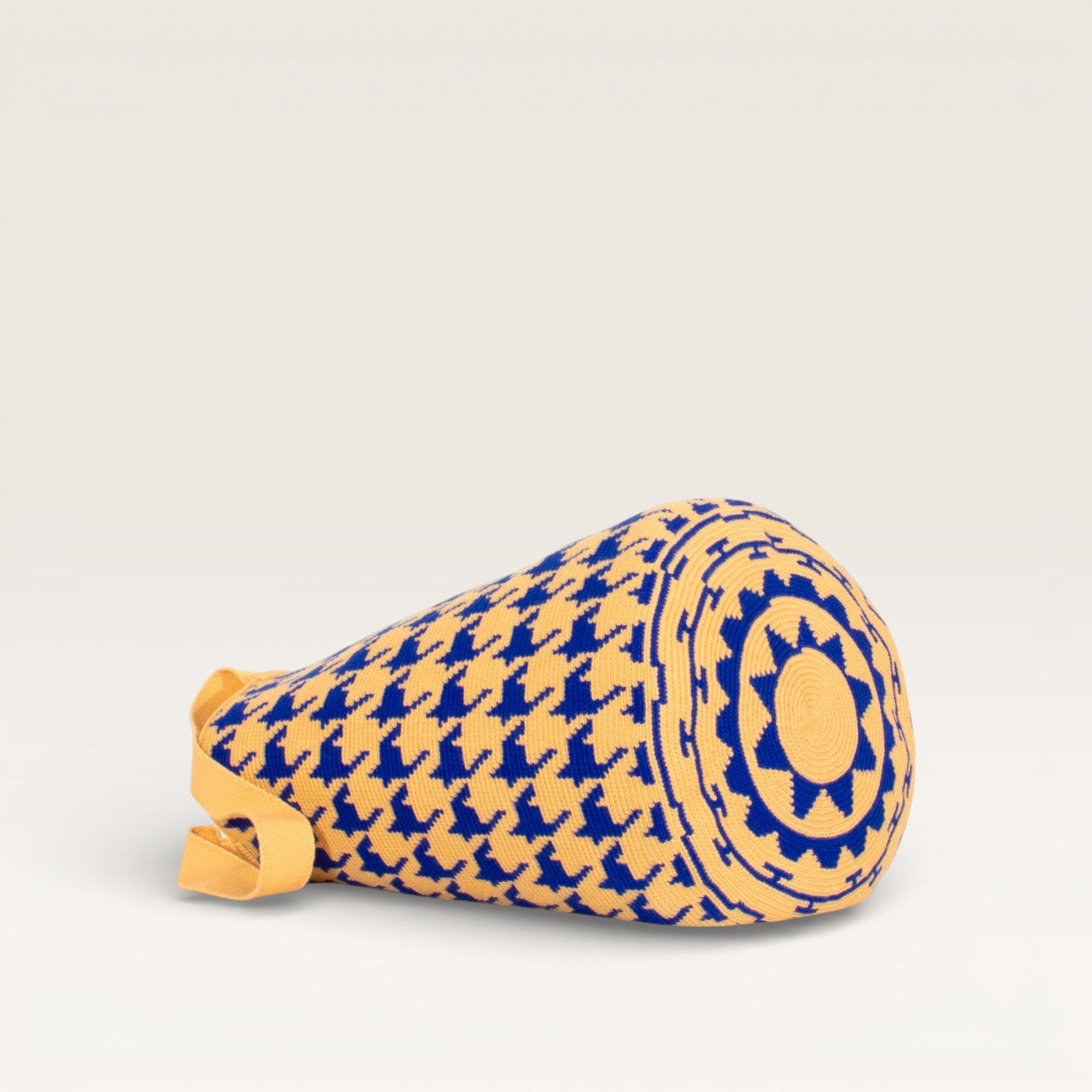 Sac rond en pied-de-poule | Midnight