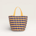 Sac rond en pied-de-poule | Midnight