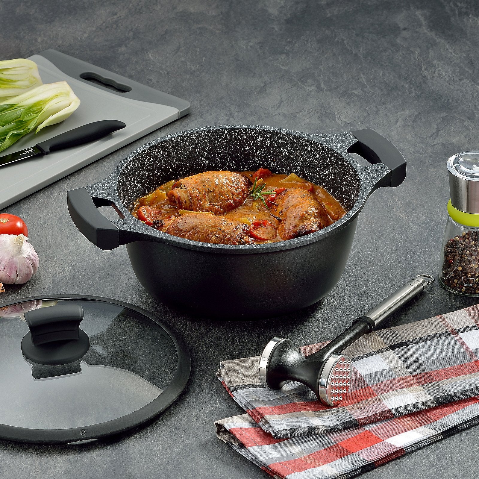 Stella Nova Braadpan met Deksel 3,5 liter