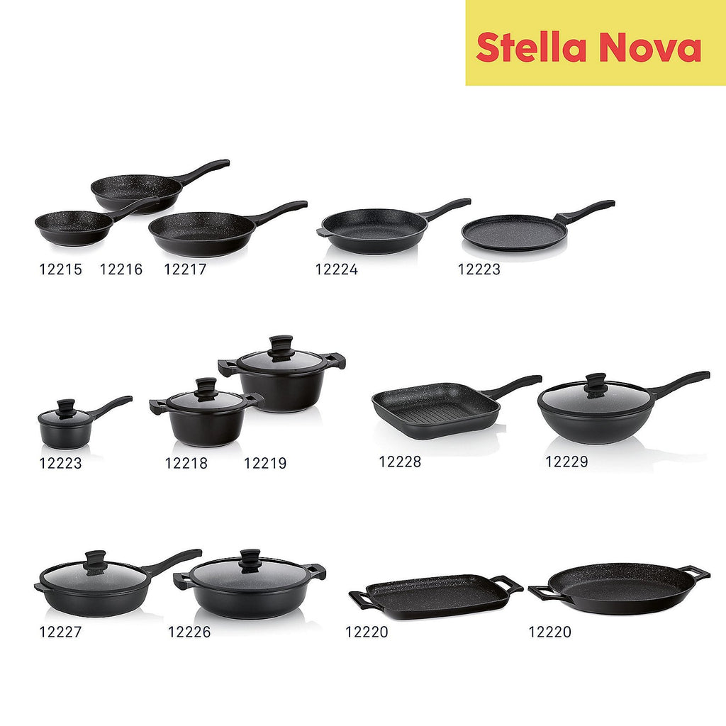 Stella Nova Braadpan met Deksel 3,5 liter
