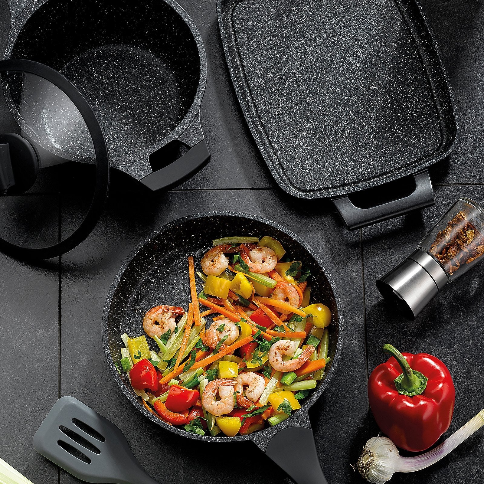 Stella Nova Braadpan met Deksel 3,5 liter