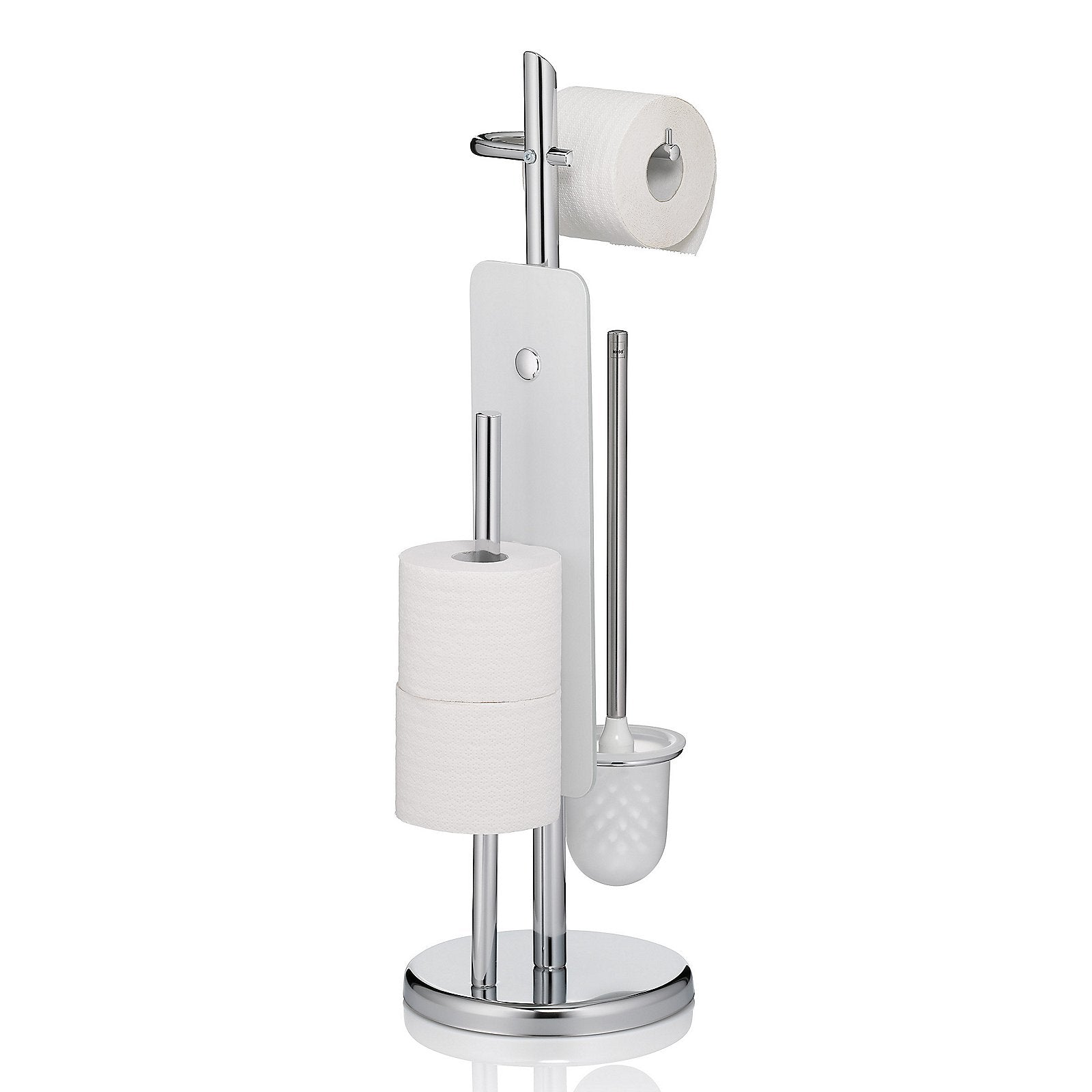 Toiletborstel en toiletrolhouder