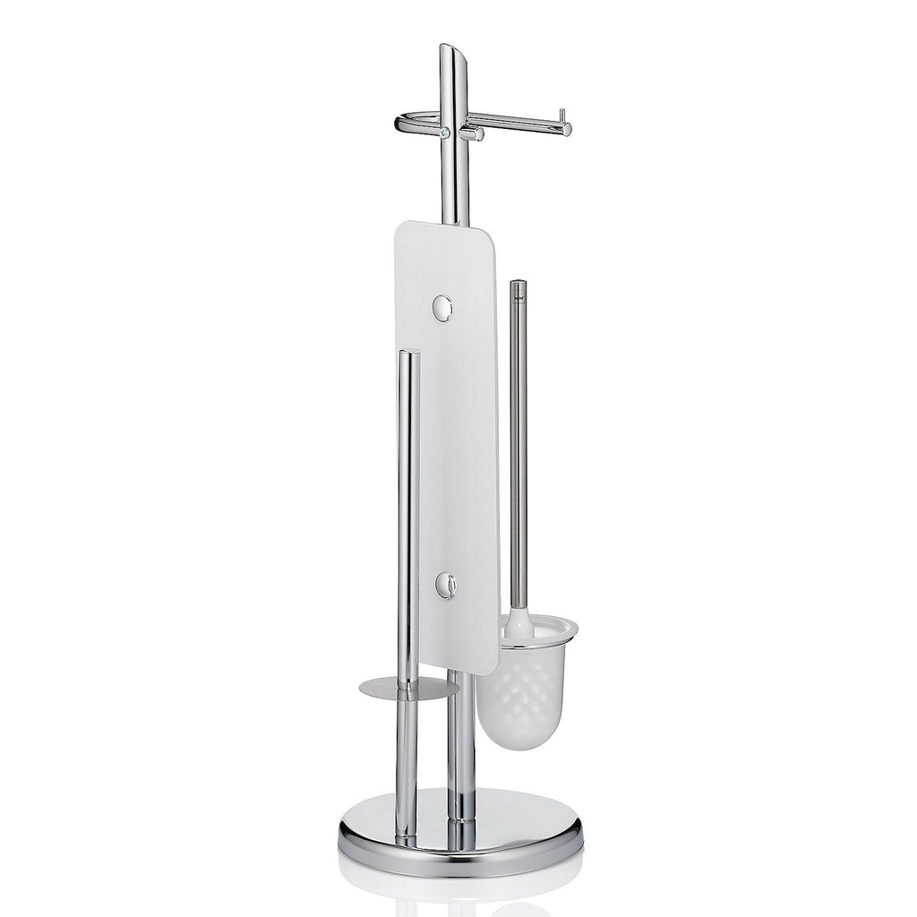 Toiletborstel en toiletrolhouder