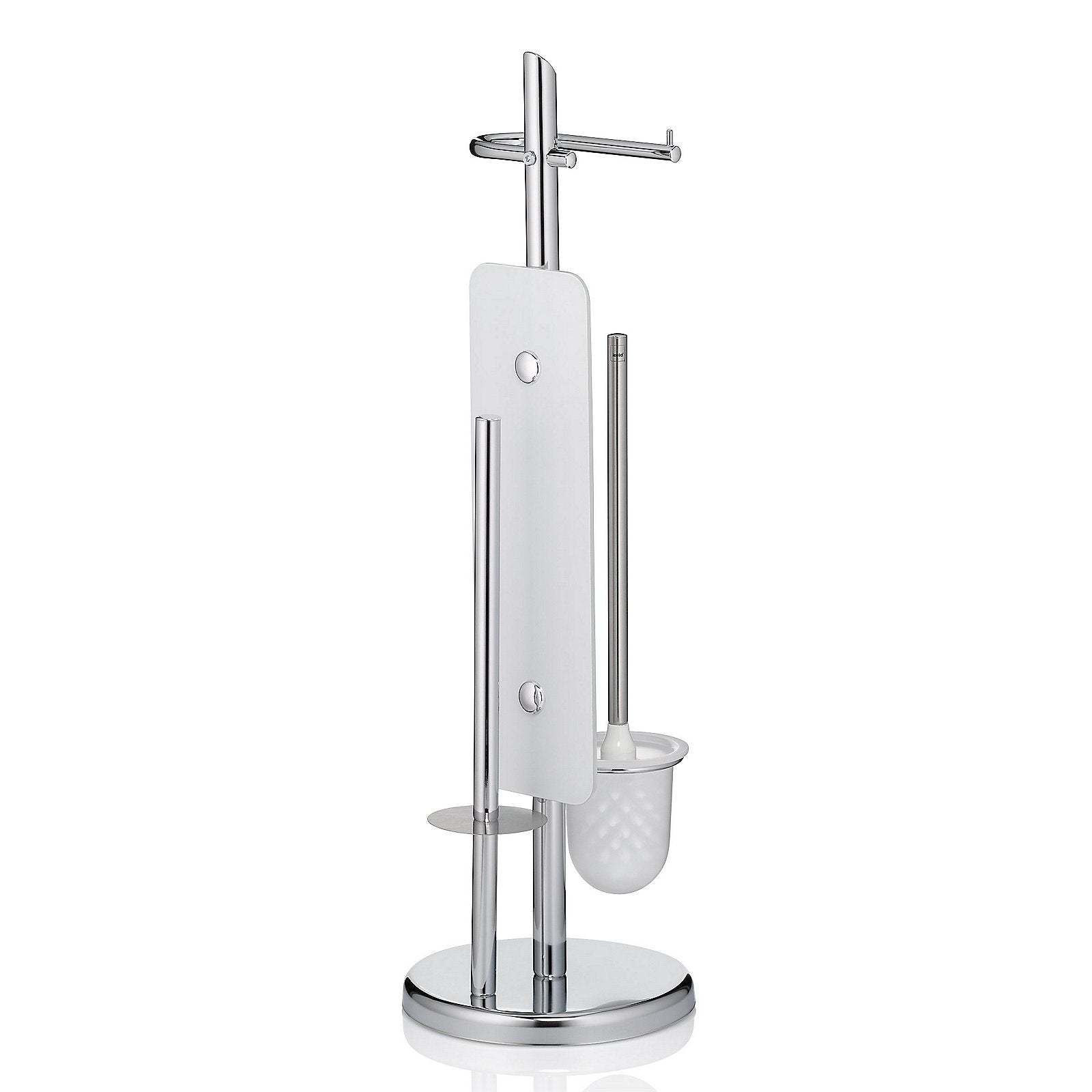 Toiletborstel en toiletrolhouder
