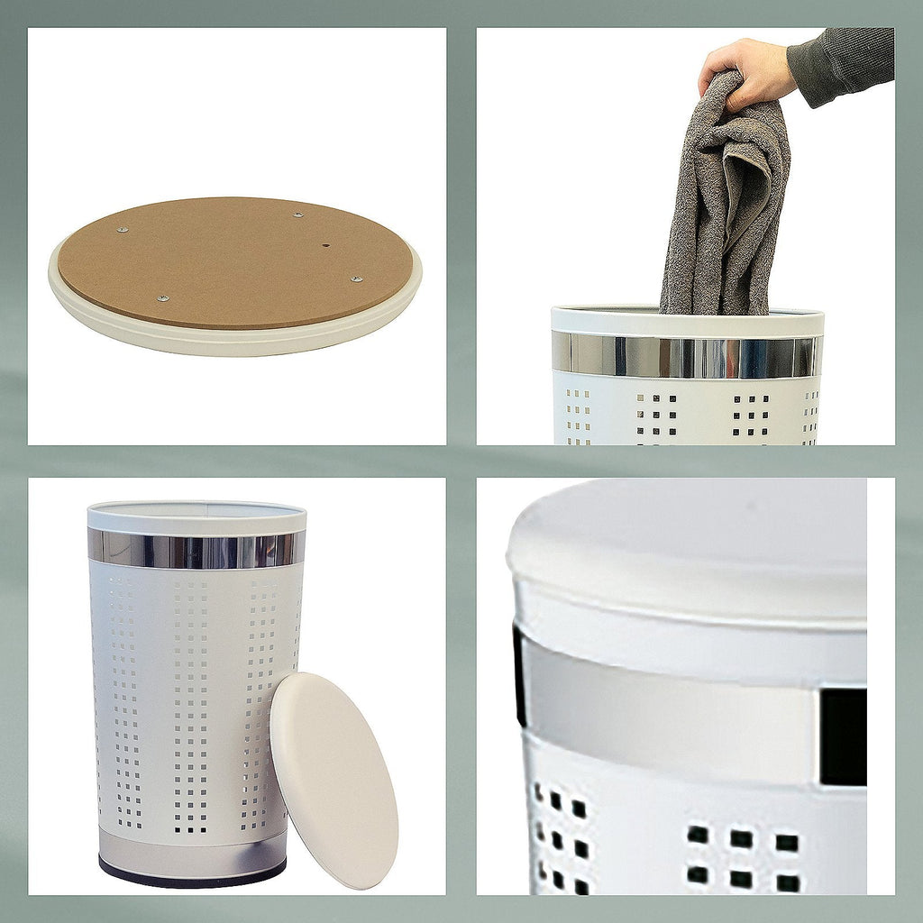 Sevilla Wasmand met Zitdeksel 60,5 cm