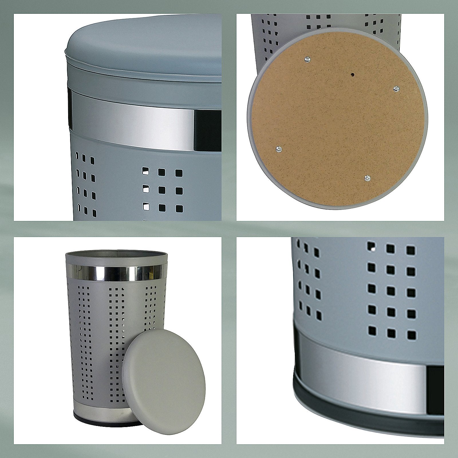 Sevilla Wasmand met Zitdeksel 60,5 cm