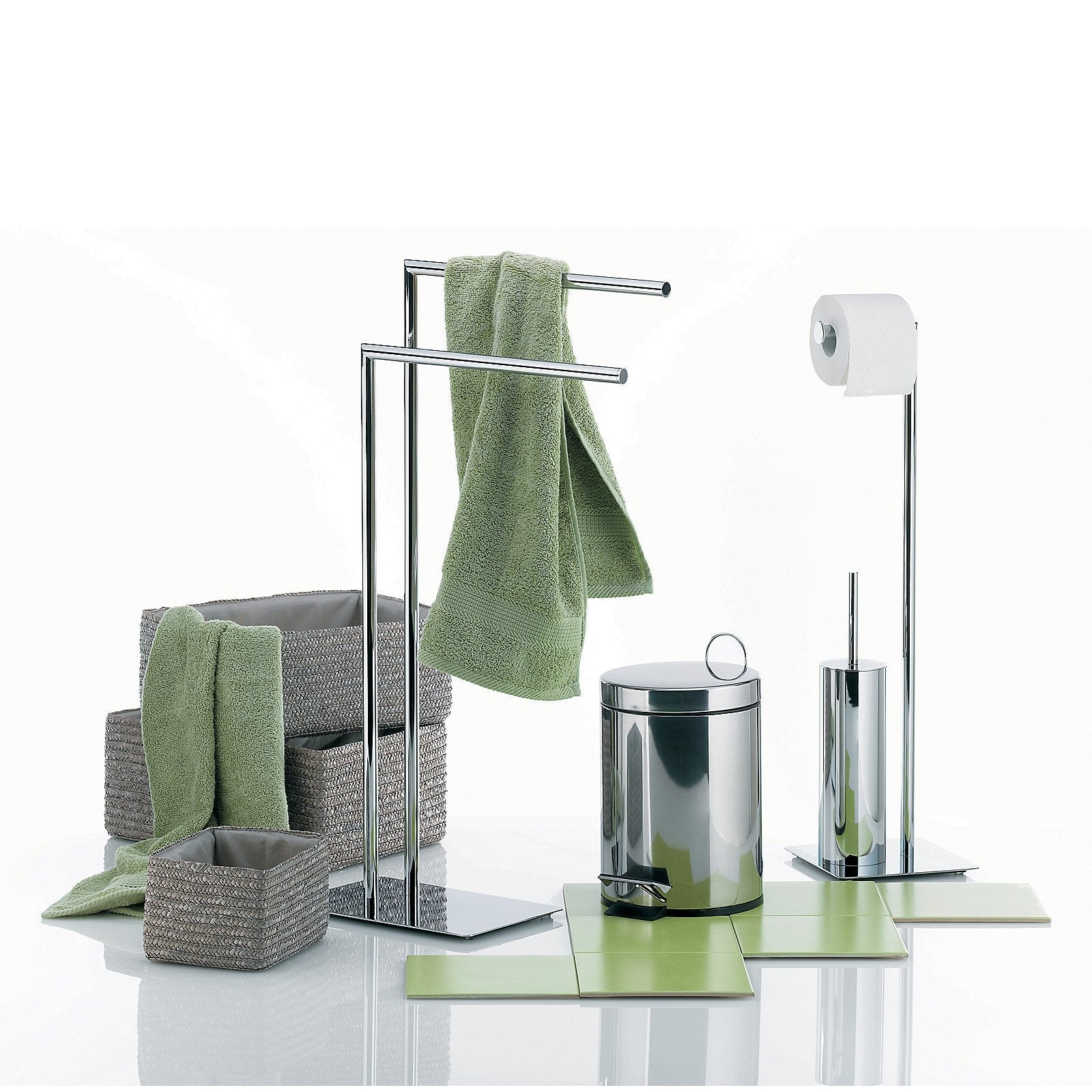 Stijl Toiletborstel en Toiletrolhouder