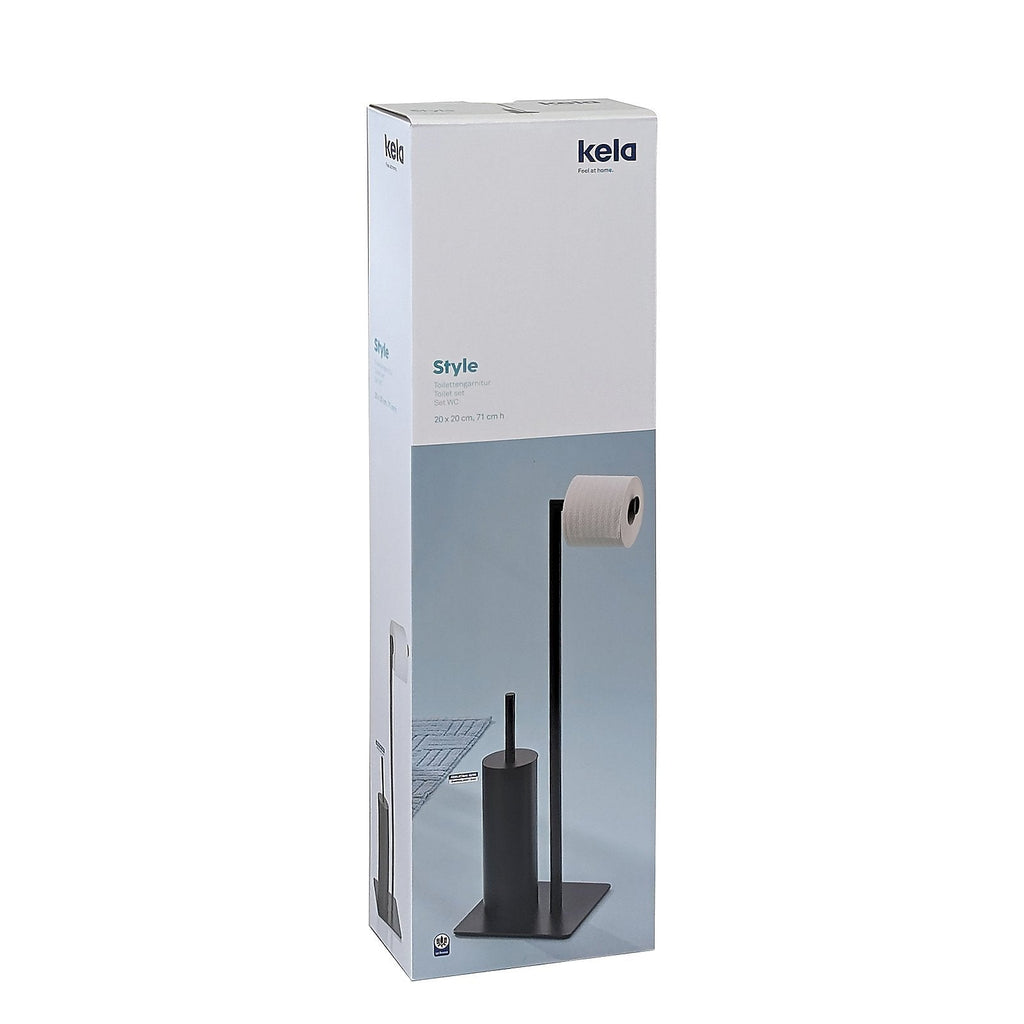 Stijl Toiletborstel en Toiletrolhouder 20x20 cm
