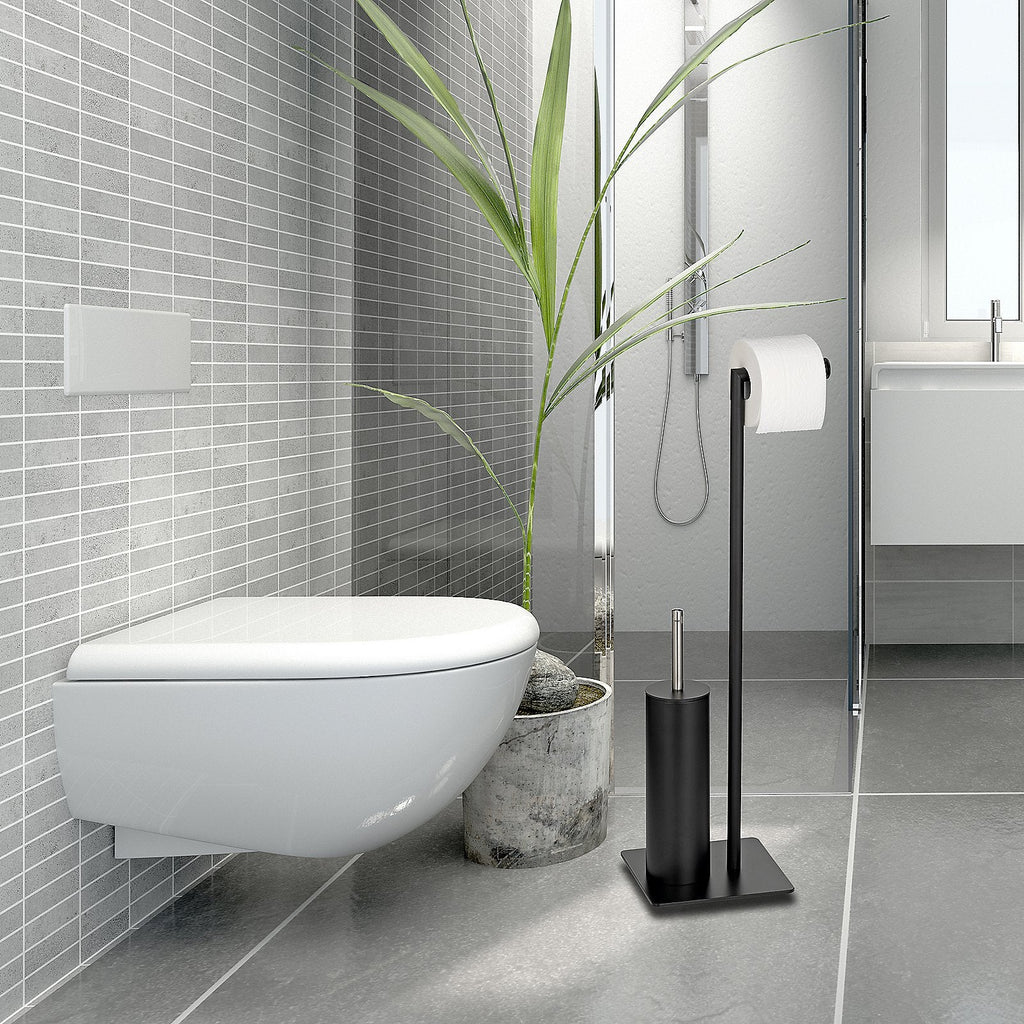 Stijl Toiletborstel en Toiletrolhouder 20x20 cm