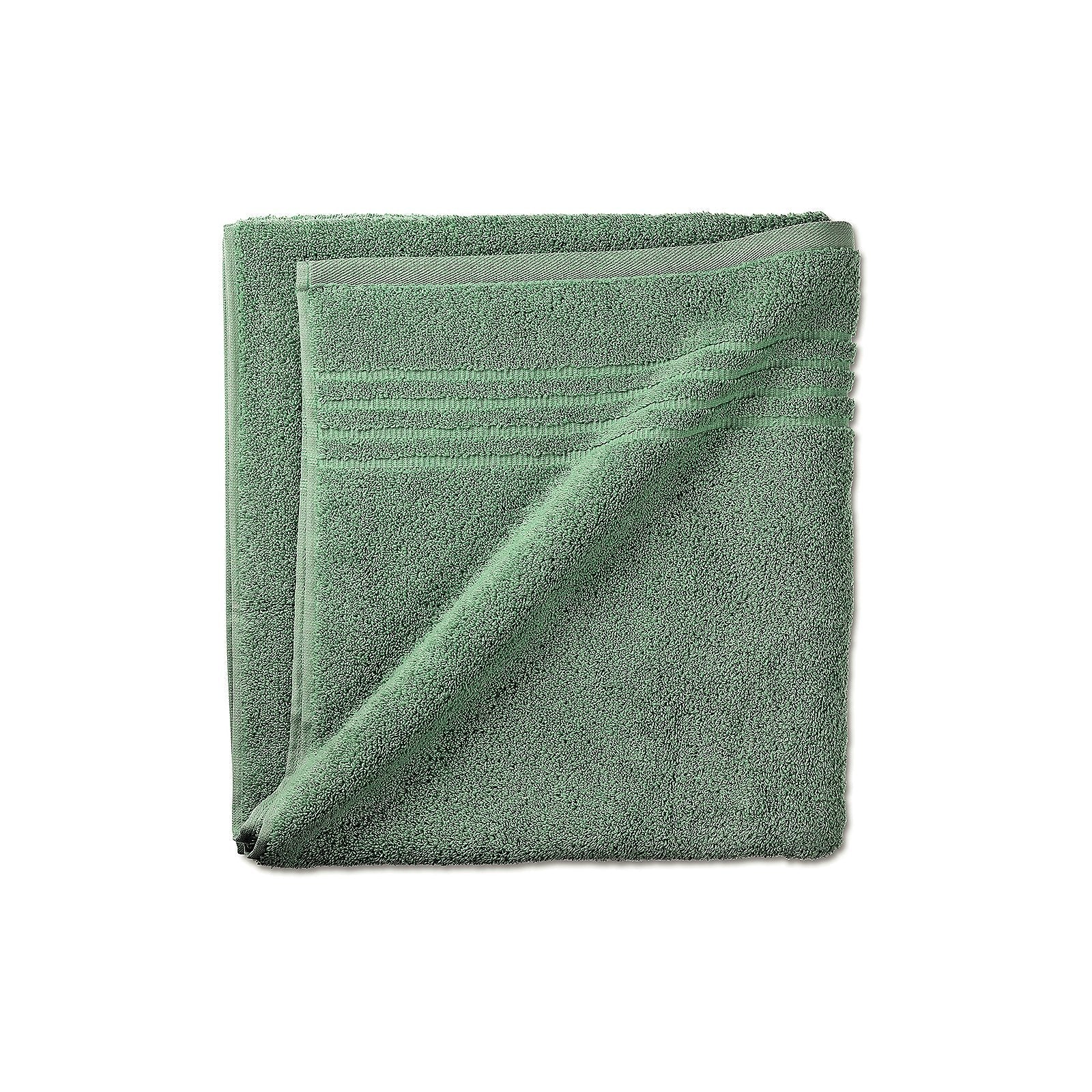 Leonora Badhanddoek Salie Groen 90x200 cm