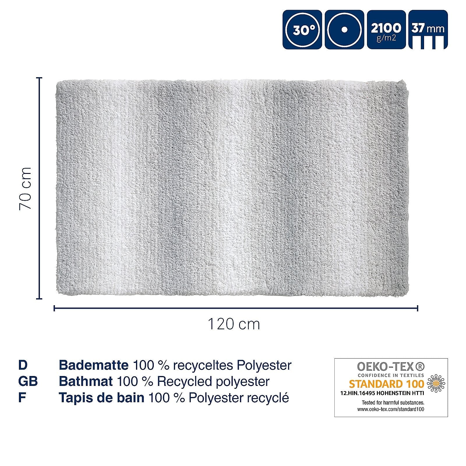 Ombre Badmat 120x70 cm