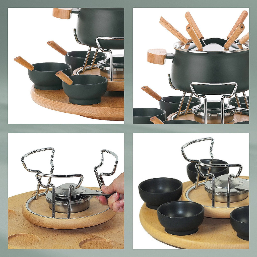 Natura Fondueset met Carrousel Set van 23 Stuks