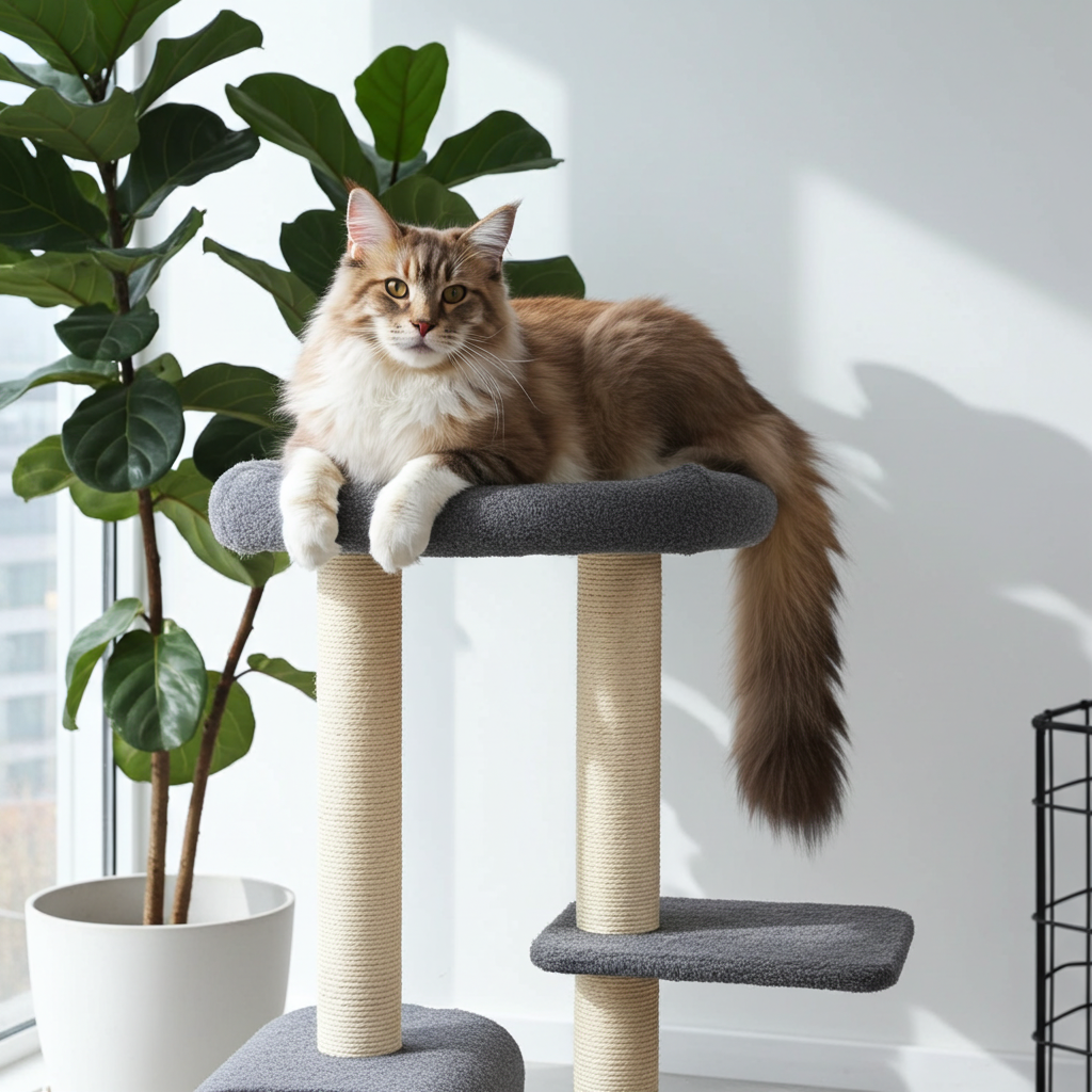 Luxe krabpaal voor katten - Krabmeubel Cindy